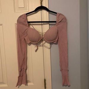 Fashion nova padded crop top